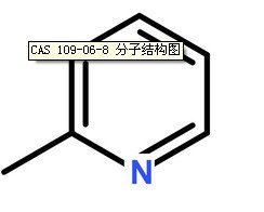 α-甲基吡啶CAS號:109-06-8分子結(jié)構(gòu)圖