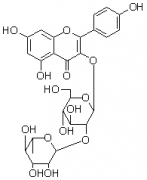 百蕊草素I（山柰酚-3-O-鼠李糖(1-2)葡萄糖苷）對照品
