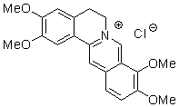 鹽酸巴馬汀（黃藤素;棕櫚堿）對照品